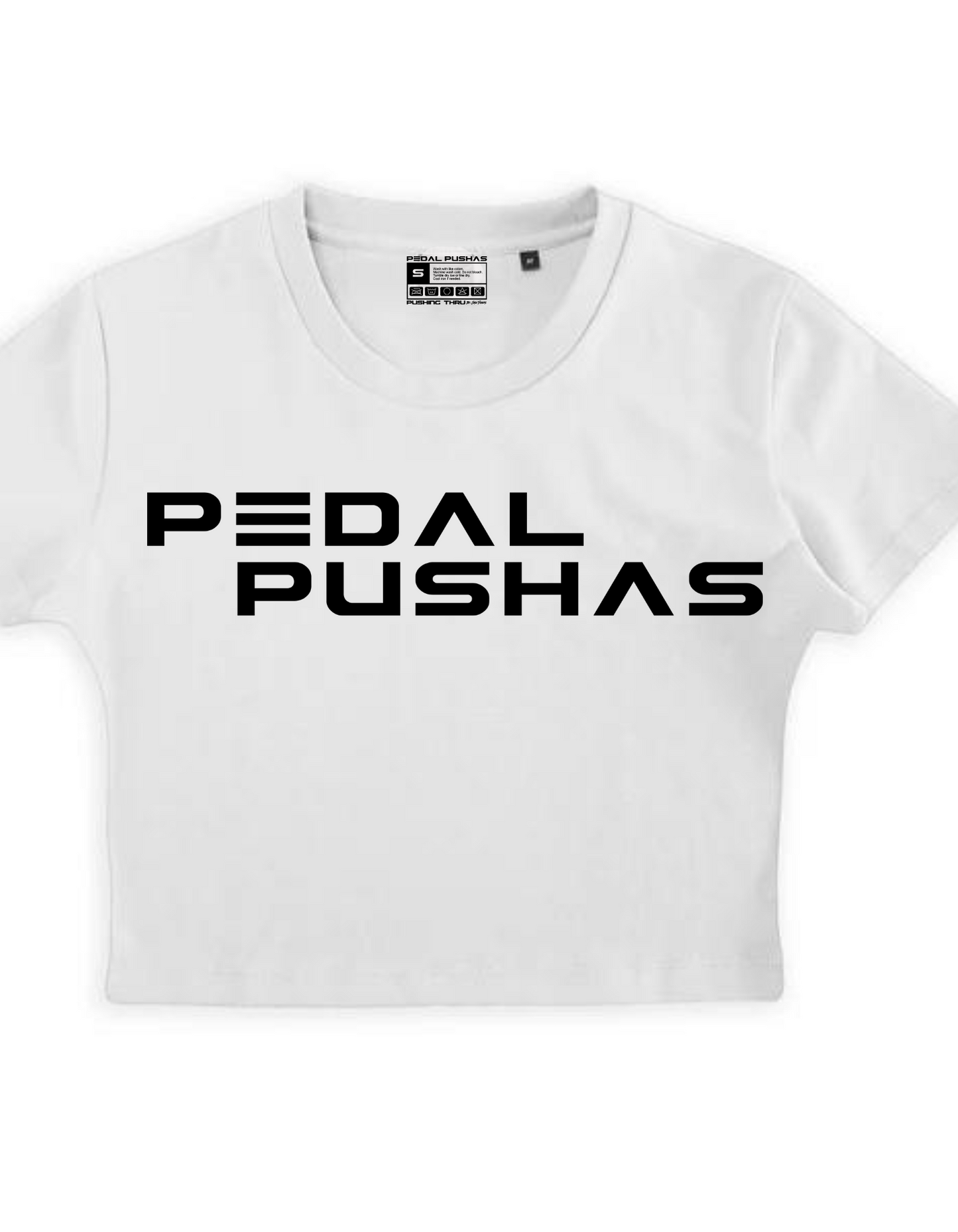 Women's Pedal Pushas Crop Top Tee